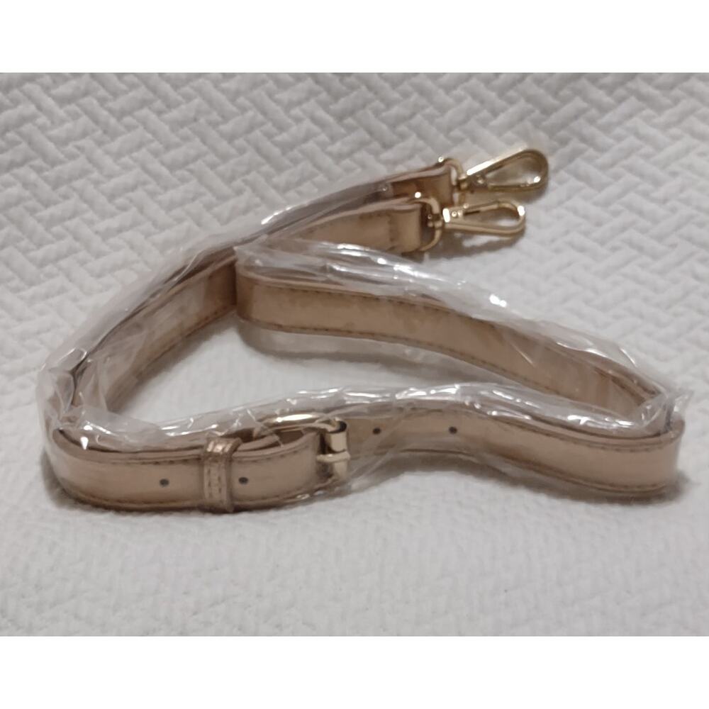 Metallic gold replacement purse strap adjustable
